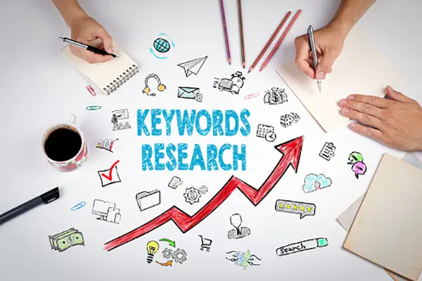 Keywords Research Business Concept