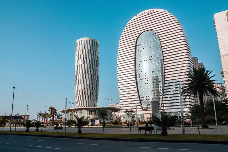 Modern housing infrastructure in Batumi Georgia