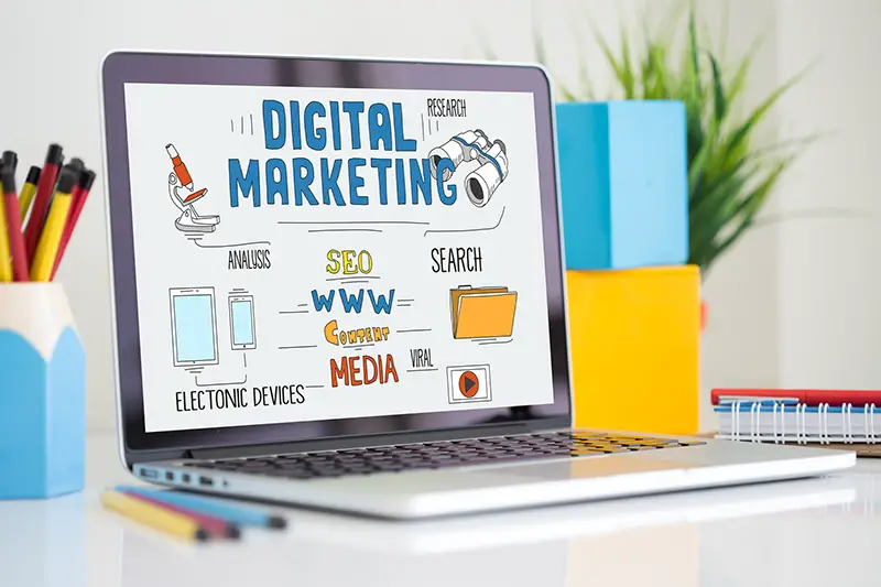 DIGITAL MARKETING concept