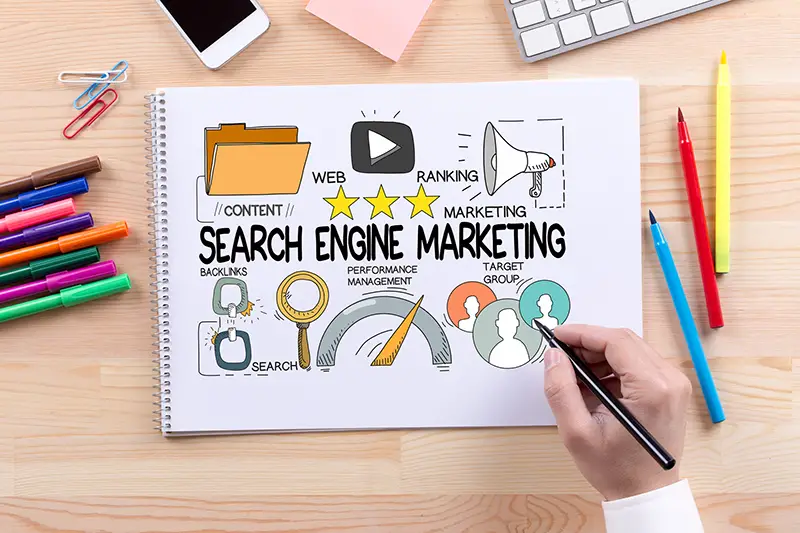 SEARCH ENGINE MARKETING text 
