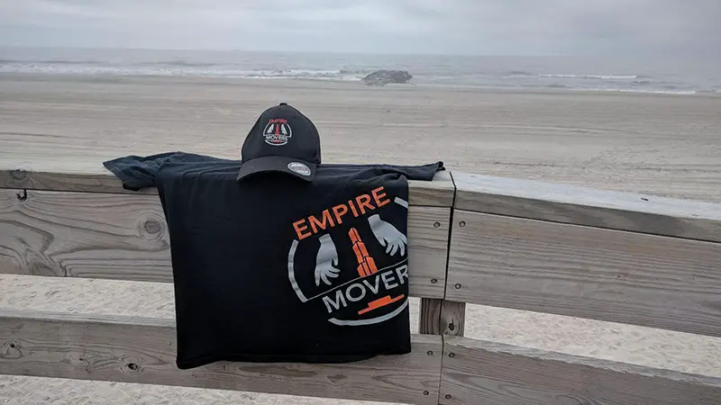 Empire Movers hat and t-shirt