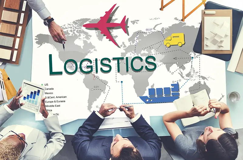 Logistics Freight Management Storage Supply Concept