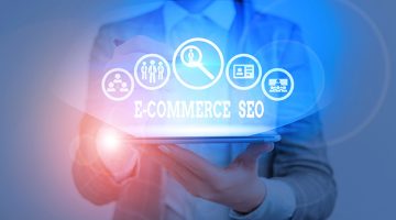 Handwriting text writing E Commerce Seo.