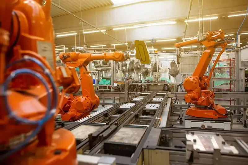  Industrial Robots inside manufacturing 