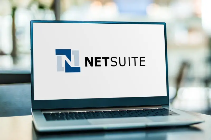 Netsuite Inc logo on computer screen