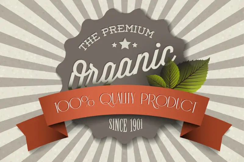 Label for organic product