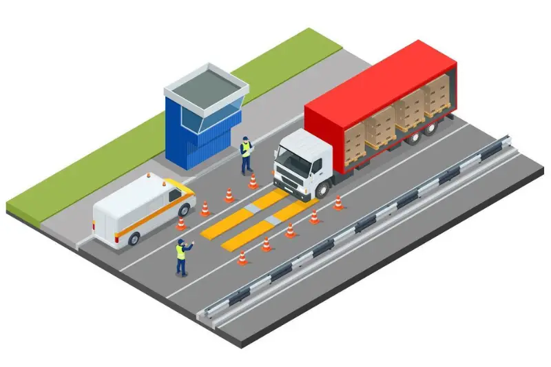 Weighbridge illustration