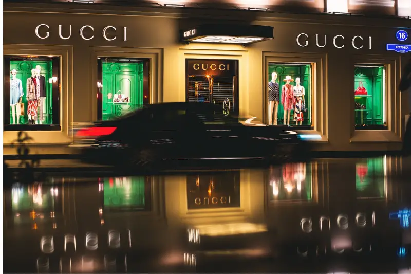 Gucci store Facade