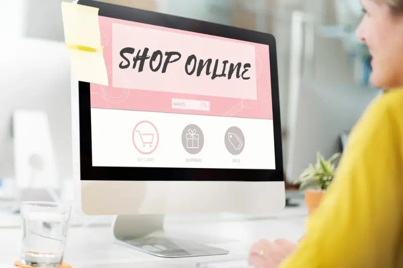 Shop Online Internet Shopping Store Concept