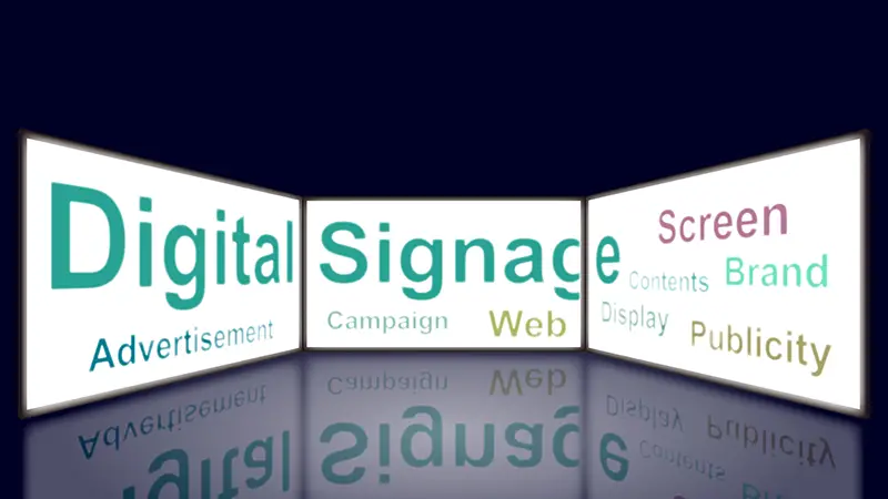 Digital signage (Multi-Monitor/Seamless/Large screen display)