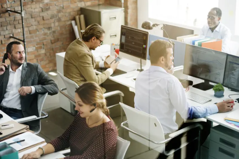 Business People Meeting Discussion Working Office Concept