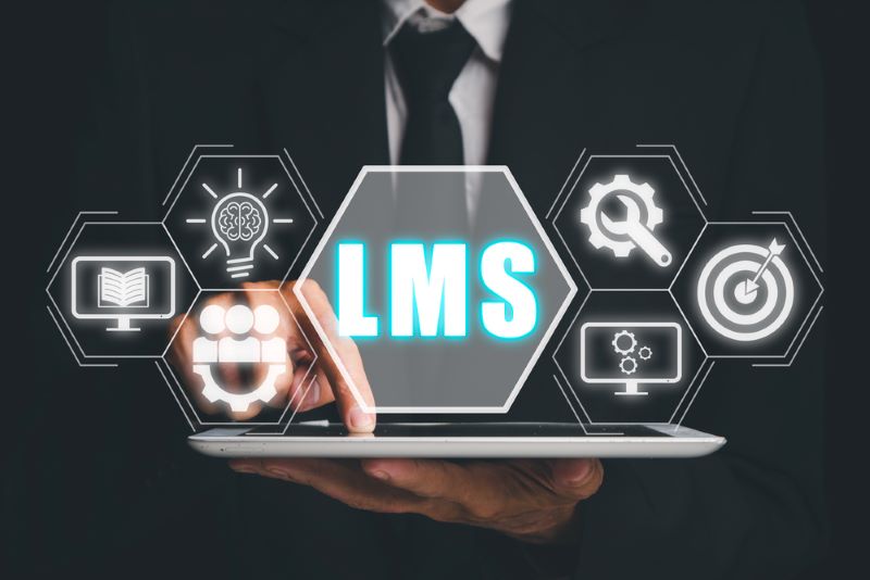 LMS, Learning Management System concept