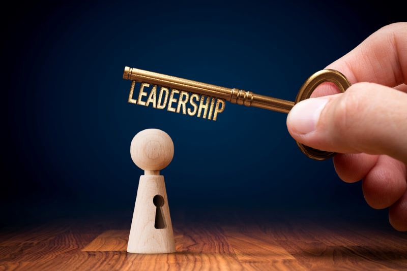 Leadership skills improvement and personal development concept