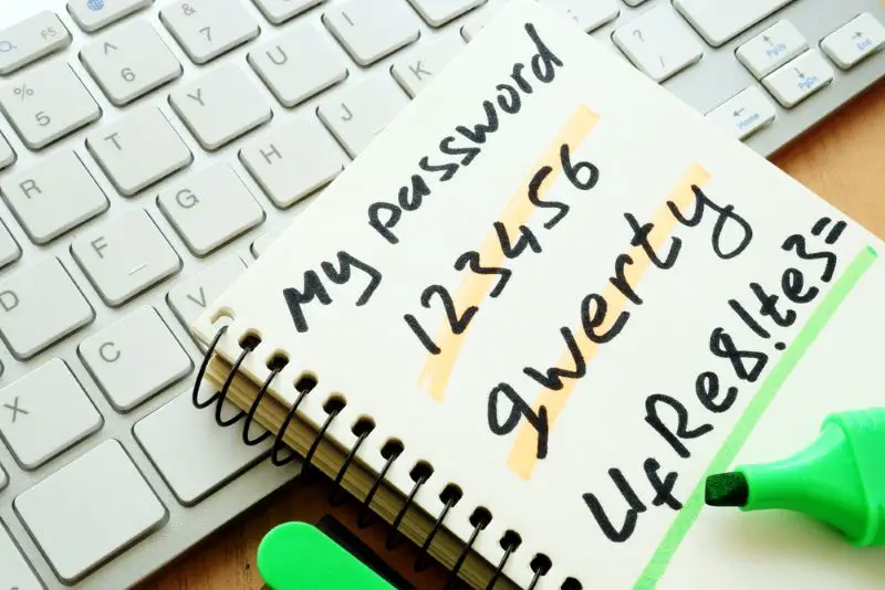 password management – weak and strong passwords