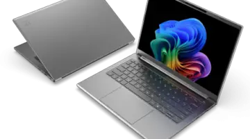 Front and back view of Acer Aspire AI laptop with Windows 11.