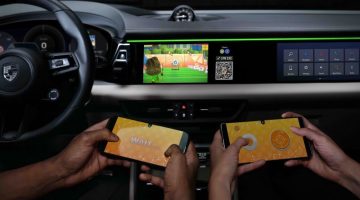 Porsche adopts in-car gaming with AirConsole - personalized controller per game